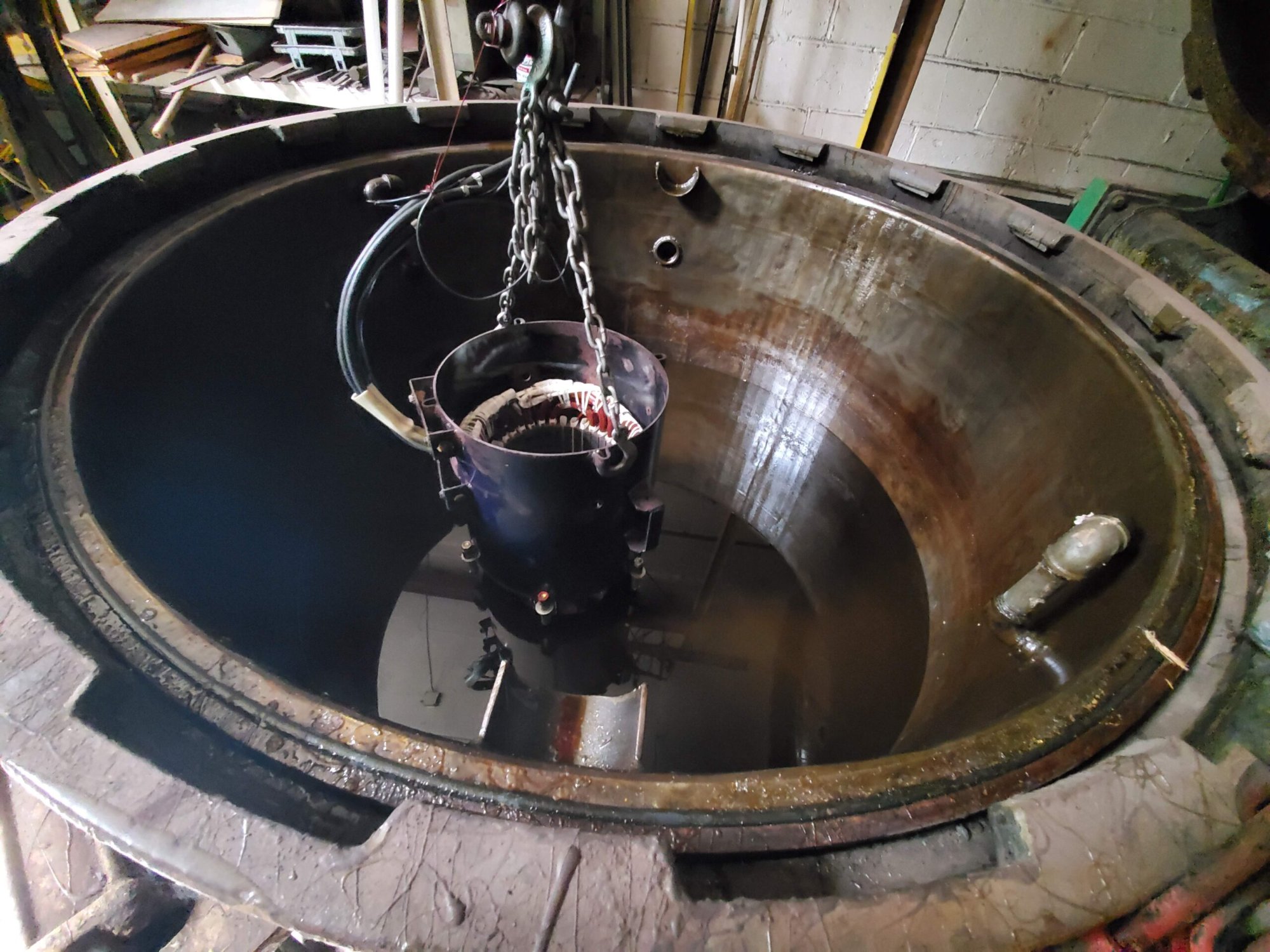 Marine diesel generator engine rebuild