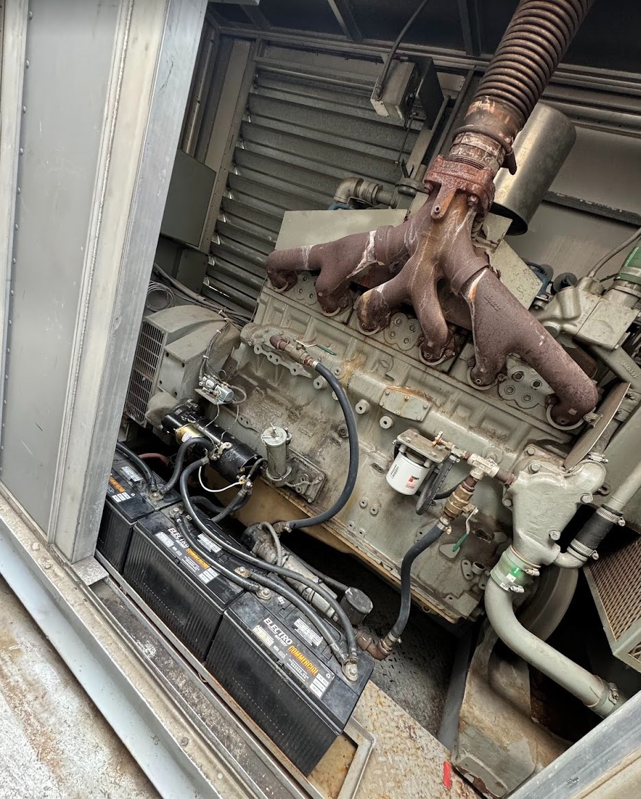 NYC skyline rooftop generator repair