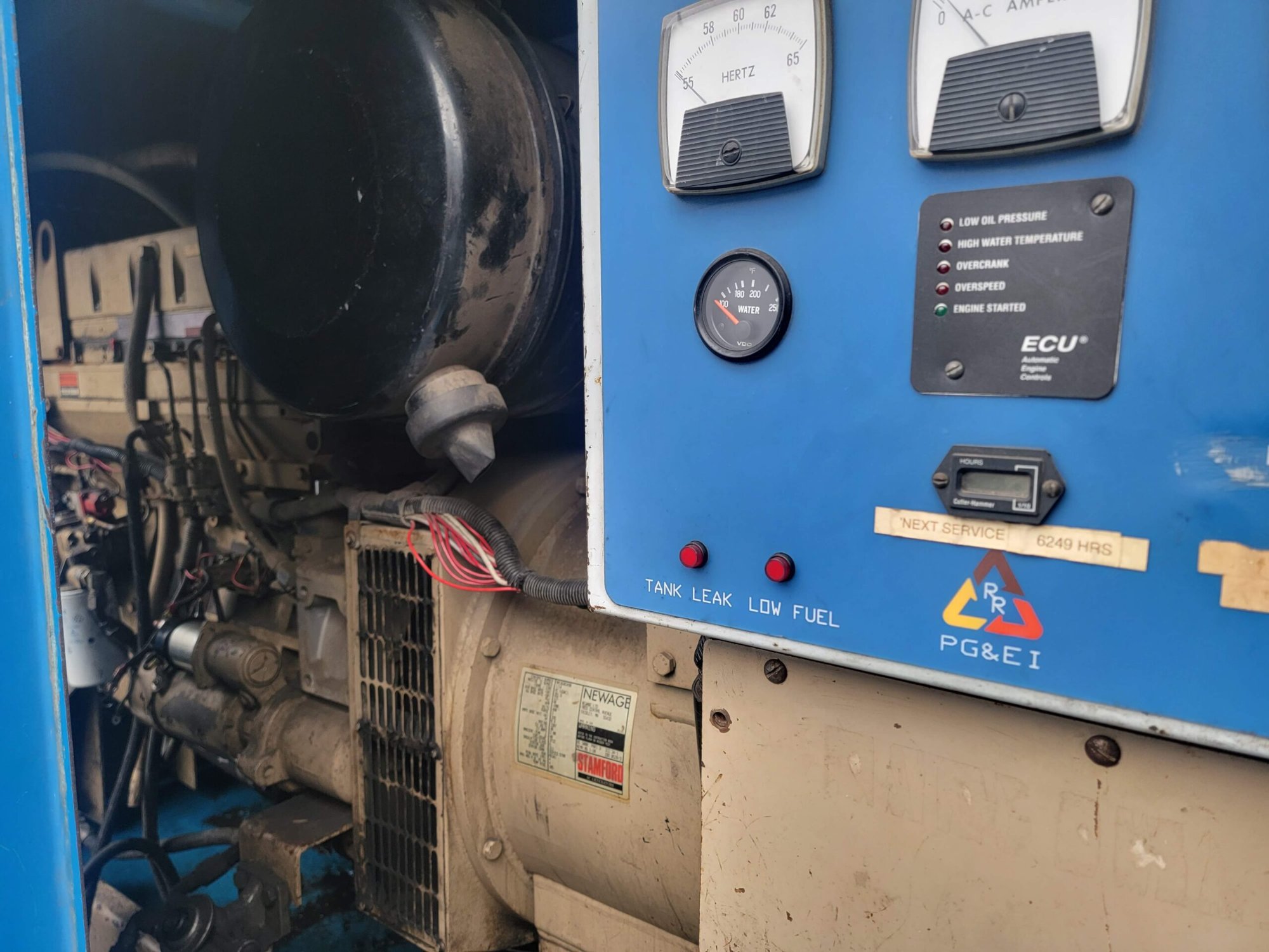 Stamford Newage generator control panel ECU repair