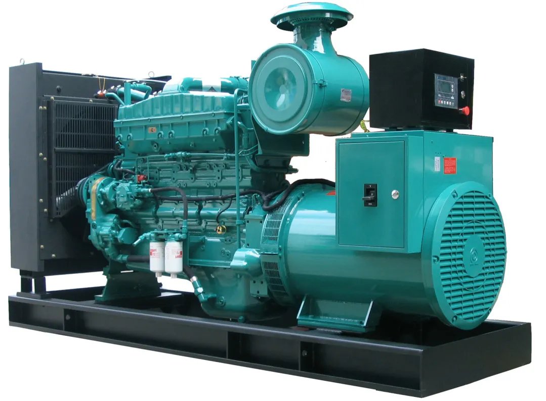 Cummins diesel industrial generator open frame