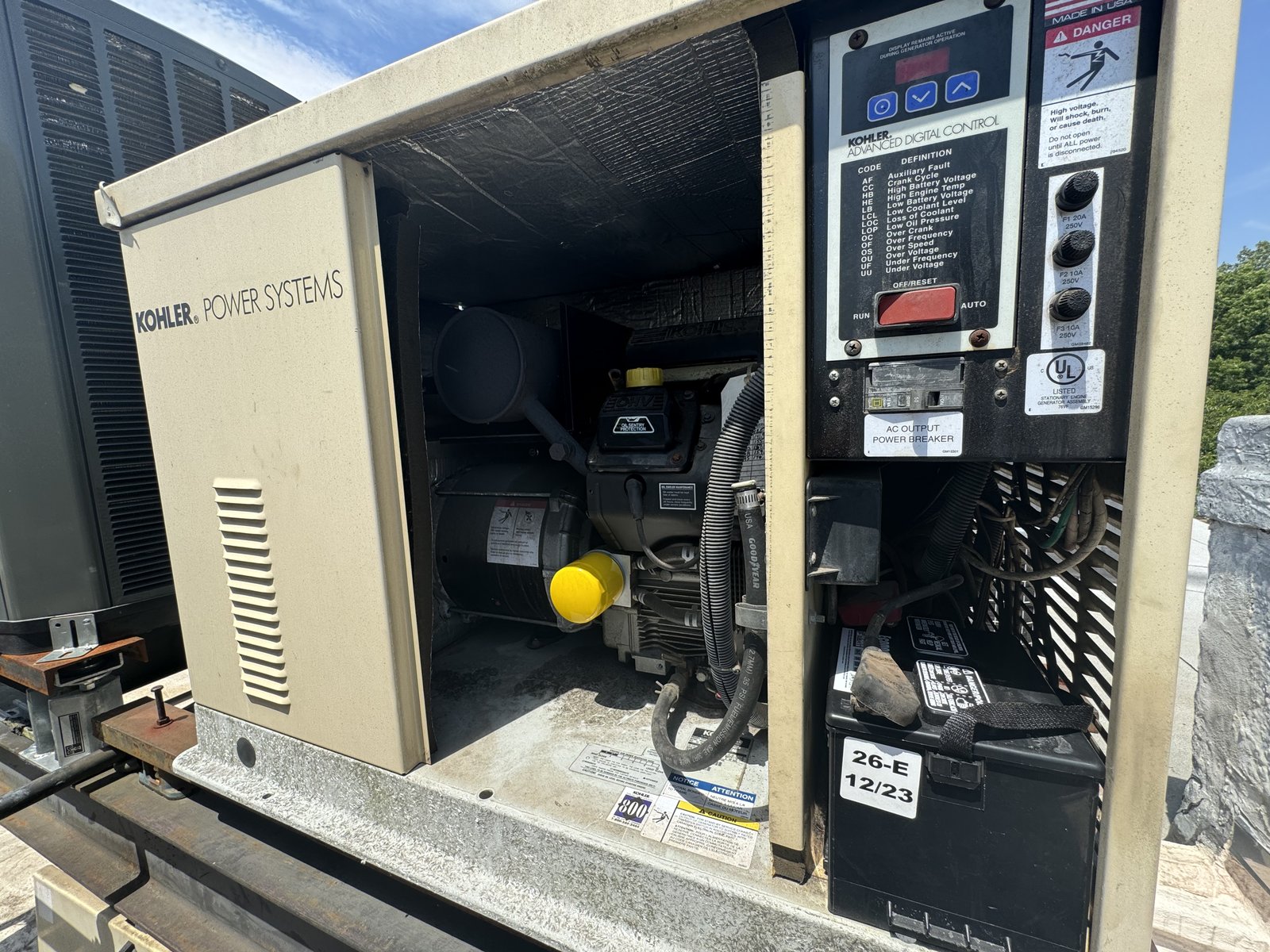 Kohler Power Systems generator